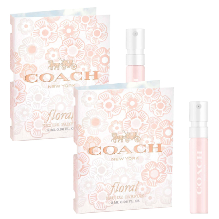 ซื้อ 1 ฟรี 1 Coach New York Floral Eau De Parfum 2ml  น้ำหอมที่สะท้อนภาพของหญิงสาวยุคใหม่ ผู้ที่เปี่ยมไปด้วยจิตวิญญาณอันสดใส และมองโลกในแง่ดี